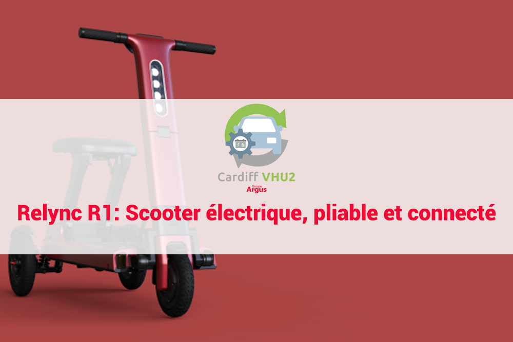 Relync R1 : le scooter électrique, pliable et connecté présenté lors du CES2018